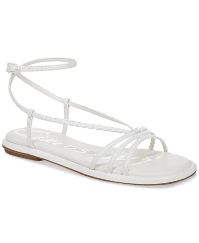 Circus Ny By Sam Edelman Olana Strappy Flat Sandals In Bright White