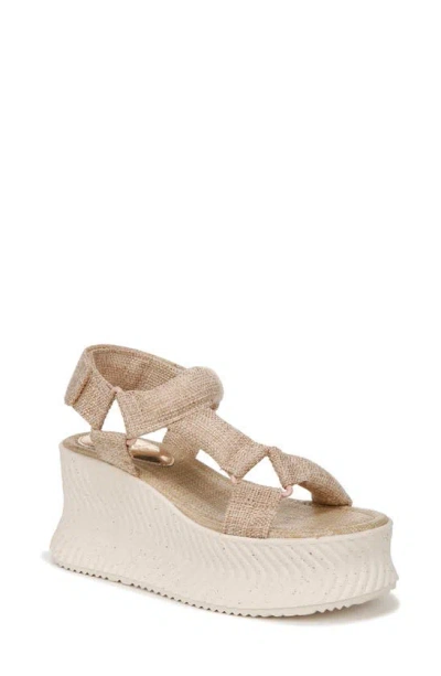 Circus Ny By Sam Edelman Venus Platform Sport Wedge Sandals In White