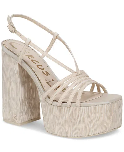 Circus Ny By Sam Edelman Siena Platform Dress Sandals In Vanilla Bean