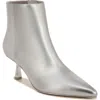 Circus Ny By Sam Edelman Suzie Pointed Toe Bootie In Soft Silver