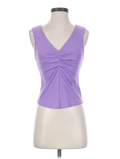 Circus Ny By Sam Edelman Tank Top Purple Strapless Neckline Tops