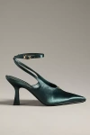 Circus Ny By Sam Edelman Tara Slingback Ankle Wrap Heels In Green