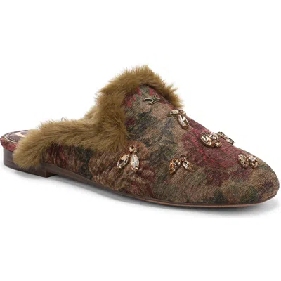 Circus Ny By Sam Edelman Tillie Faux Fur Trim Mule In Multi