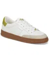Circus Ny By Sam Edelman Vance Lace-up Court Sneakers In Bright White/cactus
