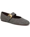 Circus Ny By Sam Edelman Bella Herringbone Mary Jane Flat In Gray