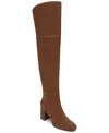 Circus Ny By Sam Edelman Women's Brigid Wide-calf Over-the-knee Block-heel Boots In Brown