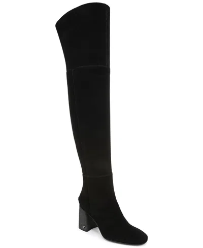 CIRCUS NY BY SAM EDELMAN WOMEN'S BRIGID WIDE-CALF OVER-THE-KNEE BLOCK-HEEL BOOTS