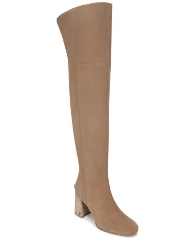 CIRCUS NY BY SAM EDELMAN WOMEN'S BRIGID WIDE-CALF OVER-THE-KNEE BLOCK-HEEL BOOTS