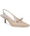 Circus Ny By Sam Edelman Women's Cassidy Slingback Kitten-heel Pumps In Dark Vanilla Bean