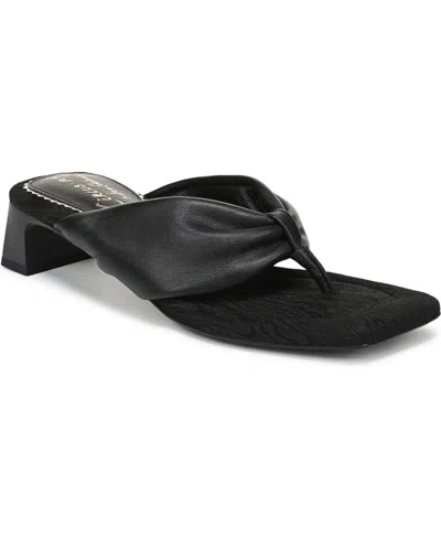Circus Ny By Sam Edelman Women's Colette Thong Slip-on Dress Sandals In Black