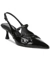 Circus Ny By Sam Edelman Fraya Slingback Pointed Toe Pump In Black Patent