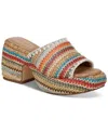 CIRCUS NY BY SAM EDELMAN WOMEN'S ILYSE PLATFORM WOVEN STITCHED SANDALS