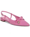 Circus Ny By Sam Edelman Lafayette Pointed Toe Slingback Sandal In Pink Confetti Satin