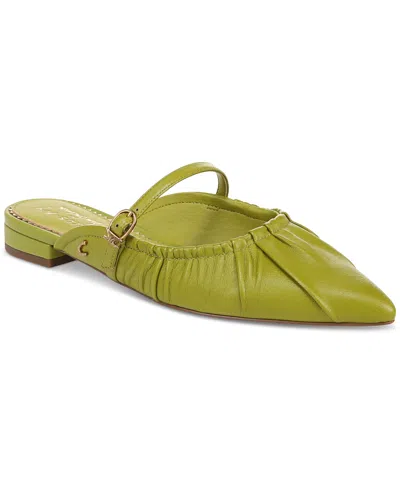 Circus Ny By Sam Edelman Women's Larissah Pleated Slip-on Mules In Cactus