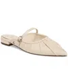 Circus Ny By Sam Edelman Women's Larissah Pleated Slip-on Mules In Vanilla Bean
