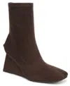 Circus Ny By Sam Edelman Women's Lia Wedge Sock Booties In Brown