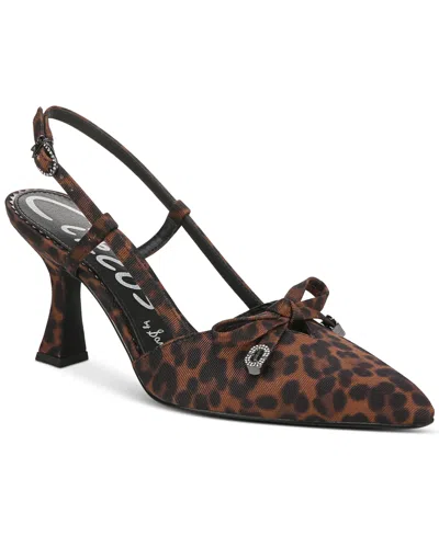 CIRCUS NY BY SAM EDELMAN WOMEN'S MONICA POINTED-TOE SLINGBACK BOW PUMPS