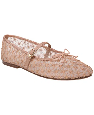 Circus Ny By Sam Edelman Women's Sofie Mesh Mary-jane Ballet Flats In Brown