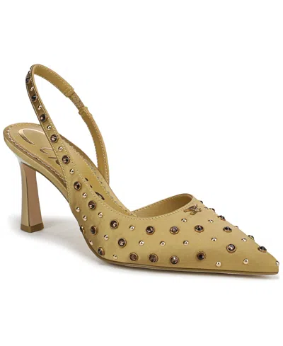 CIRCUS NY BY SAM EDELMAN WOMEN'S TALLIE RHINESTONE POINTED-TOE ASYMMETRICAL PUMPS