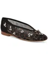 Circus Ny By Sam Edelman Tina Ballet Flat In Black Natural Mutli