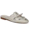Circus Ny By Sam Edelman Women's Trish Jewel Embellished Slip-on Mules In Dark Vanilla Bean