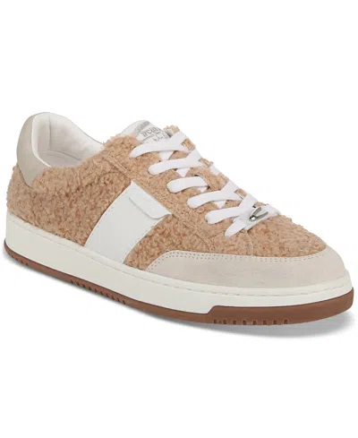 Circus Ny By Sam Edelman Women's Vance Cozy Lace-up Court Sneakers In Dark Blonde,warm Whte Multi