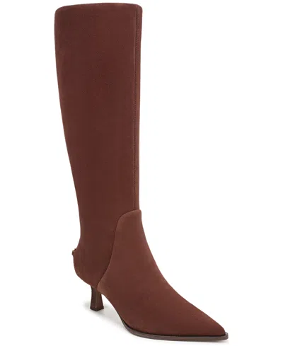 Circus Ny By Sam Edelman Women's Yulia Kitten-heel Dress Boots In Brown