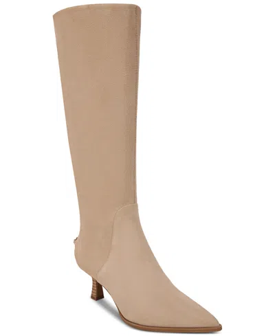 Circus Ny By Sam Edelman Women's Yulia Kitten-heel Dress Boots In Neutral