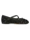 Circus Ny By Sam Edelman Women's Zuri Cozy Sequinned Ballet Flats In Black