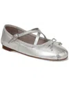 Circus Ny By Sam Edelman Zuri Flats In Soft Silver Metallic