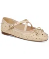 Circus Ny By Sam Edelman Zuri Stud Mary Jane Flat In Eggshell Stud