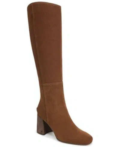 Circus Ny By Sam Edelman Womens Billie Block Heels Regular Wide Calf In Brown