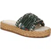 Circus Ny By Sam Edelman Wyatt Ribbon Platform Slide Sandals In Natural Multi