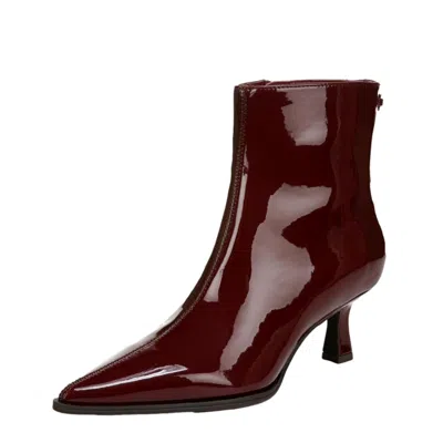 Circus Ny By Sam Edelman Yuki Ankle Boot Chianti / Deep Pecan Patent J2664s1902 Women's In Burgundy