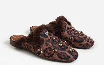 Circus.ny Tillie Cozy Mule In Leopard In Brown