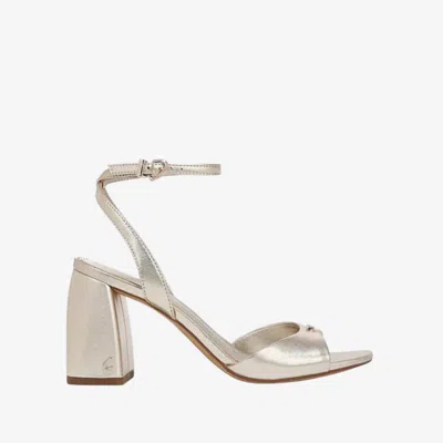 Circus.ny Women's Aria Block Heel Sandal In Gold In White