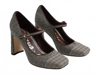 Circus.ny Women's Elora Block Heel Mary Jane In Multi Black In Gray