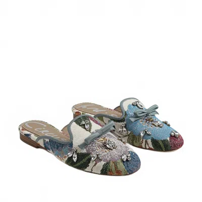 Circus.ny Women Trish Jewel Slip-on Mule In Pink Quartz Multi/blue