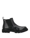 Ciro Lendini Man Ankle Boots Black Size 9 Leather In Black