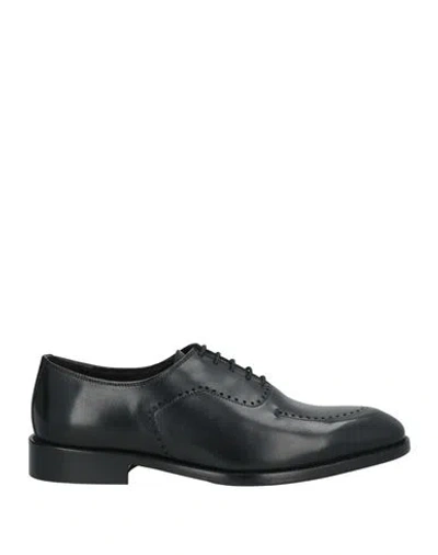 Ciro Lendini Man Lace-up Shoes Black Size 9 Leather