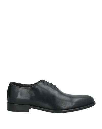 Ciro Lendini Man Lace-up Shoes Black Size 9 Leather