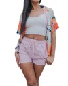 C'isa Casually Chic Shorts In Light Pink In Pink