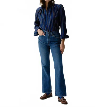 Cissa Fitted Shirt In Bowood Stripe In Multi