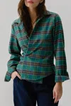 Cissa Fitted Shirt In Green In Green