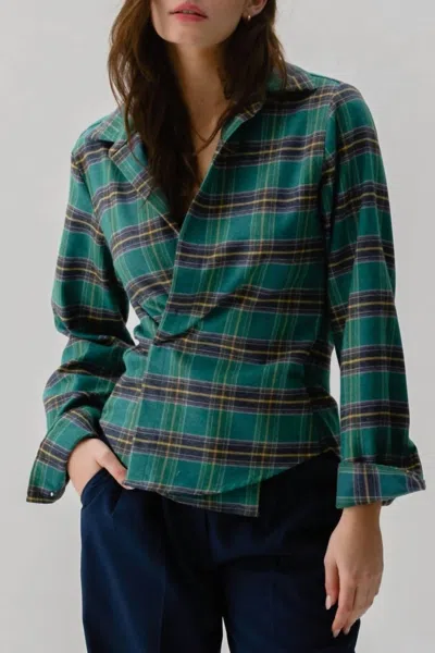 Cissa Fitted Shirt In Green