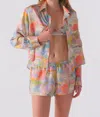 Cissa Silk Boxer Short In Multi