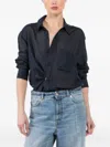 Cissa The Mens Button-front Shirt In Blue