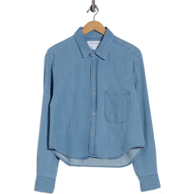 Cissa The Belle Denim Button-up Shirt In Blue