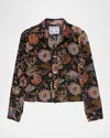 Cissa The Belle Floral Button-front Shirt In Multi