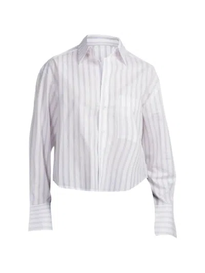 Cissa The Belle Striped Shirt In White